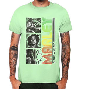 Bob Marley & The Wailers Reggae Rasta rock ska Official T-Shirt 2XL XXL …